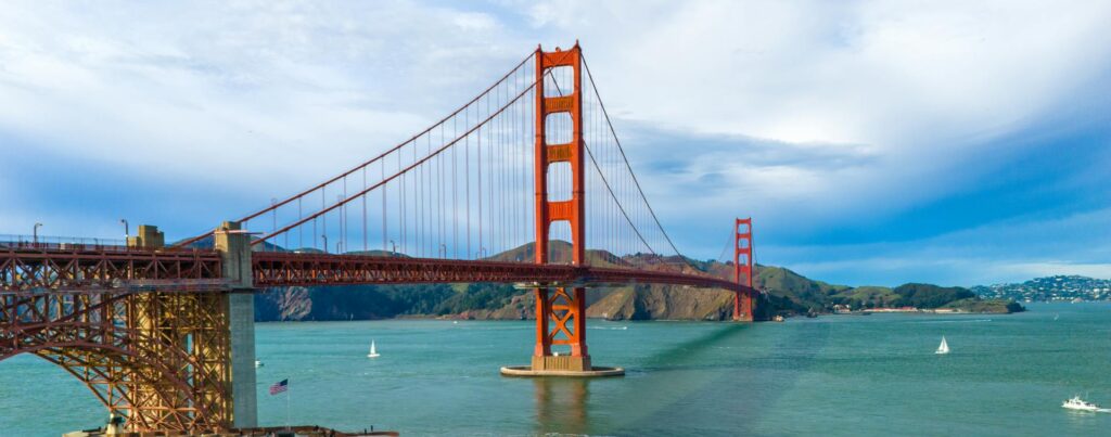 The Golden Gate Bridge in San Francisco
